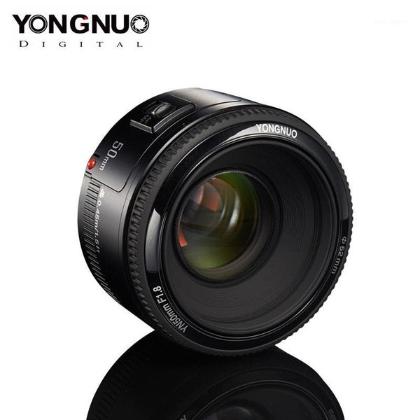 

yongnuo yn ef 50mm f/1.8 af lens aperture auto focus yn50mm f1.8 lens for canon eos 350d 450d 500d 600d 650d 700d camera1
