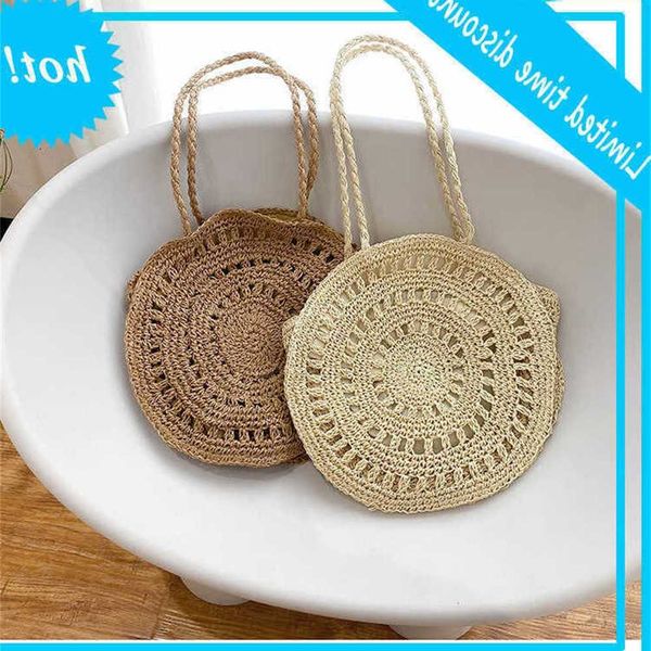 

summer creative straw trend fashion shoulder net red large capacity bag