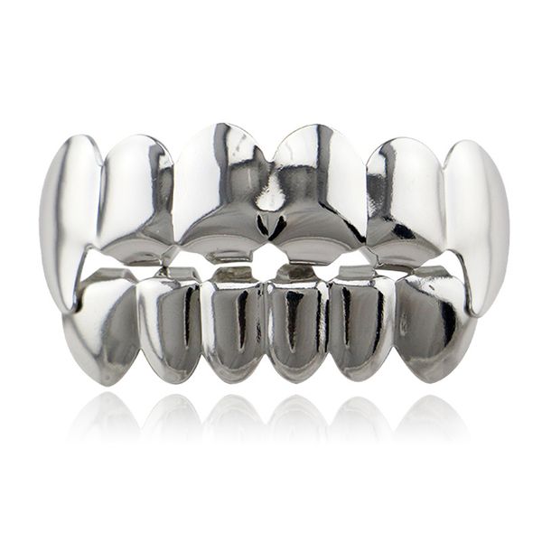 

hip hop tooth braces gold color plated teeth brace man woman glossy surface stomatology articles new arrival 9 6lr l1