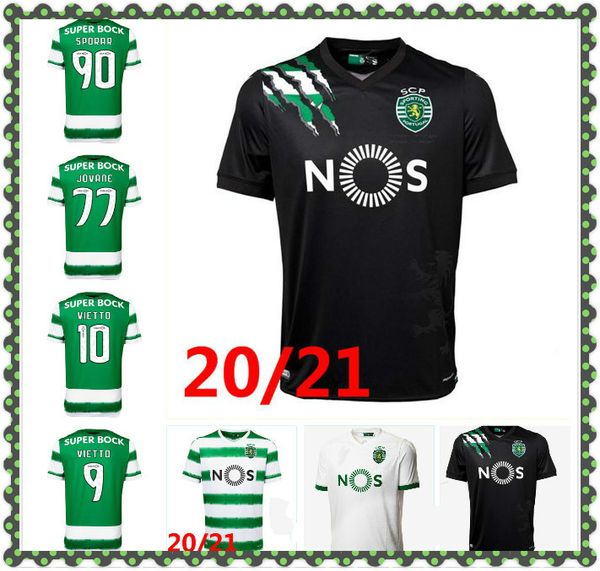 

20 21 sporting clube de sporting cp lissabon fuÃball trikots phellype 2019 2020 b.fernandes soccer jerseys lisbon dost football jerseys, Black