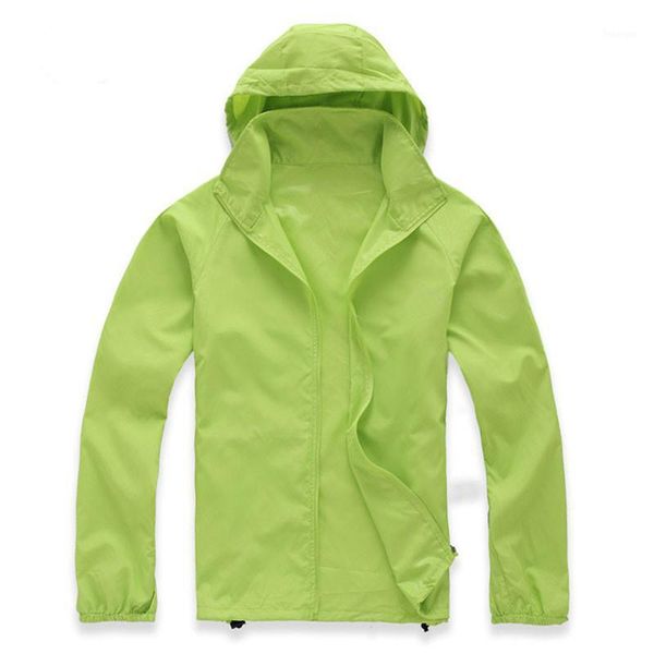 

outdoor skin windbreaker quick-drying clothing men's and women's sun protection clothing reflective jacket hooded zipper1, Tan;black