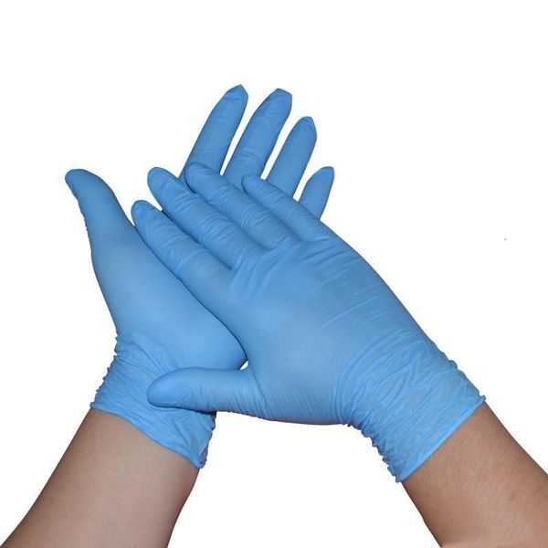 

acidproof food latex 50 blue waterproof processing powder-pairs disposable gloves dh_niceshop hzwtp