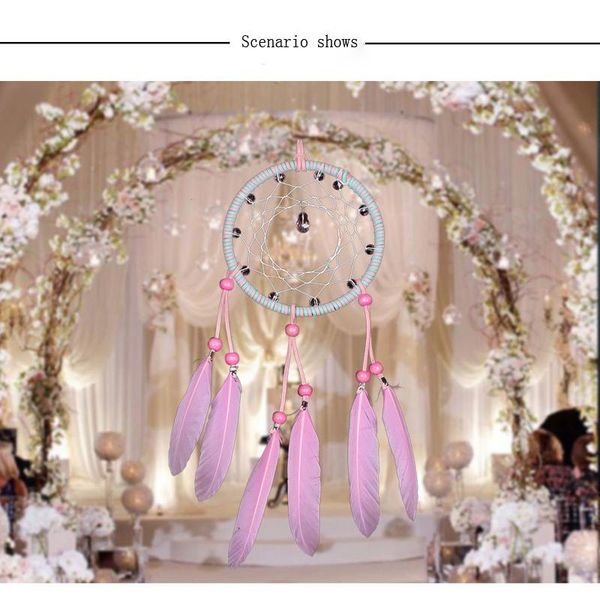 

розовый сладкий кристаллический улавливатель мечты автомобиль цепь брелок украшения креативные моды подарки розовые сладкие повседневные jll