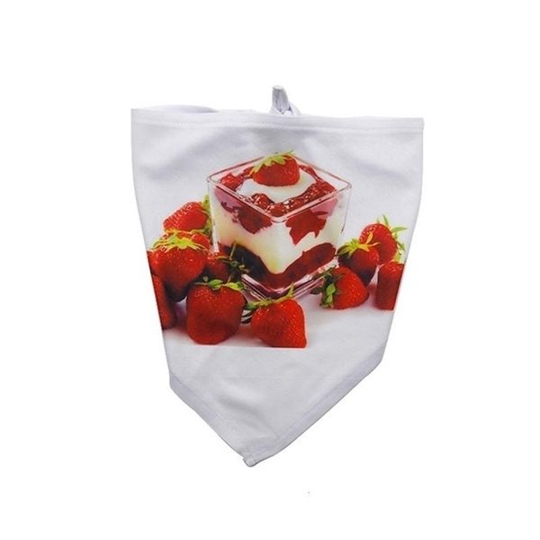 

thermal sublimation pet saliva towel blank thermal transfer triangle towel environmentally dog scarf triangle bibs 4 sizes h12503