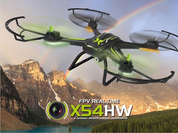 

drones syma x54hw fpv real-time transmission aerial 2.4g 4ch quadcopter mini drone with camera vs x5hw x5sw updated version