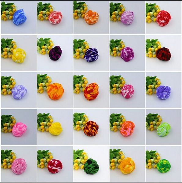 50 pcs materiais de nylon de dois tons fazendo casa decoração seda meia diy decoração casamento flor y200111