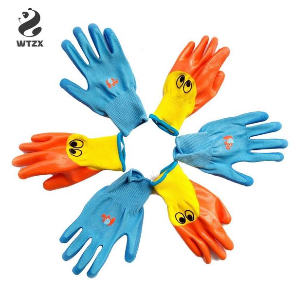 

gloves children gardening protective gloves garden weeding anti-bite planting latex work tools household greenhouse products