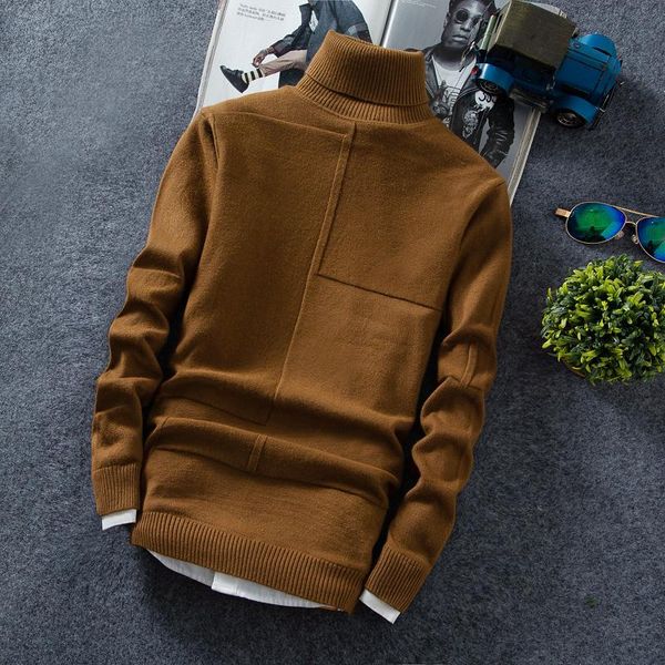 

korea grey sweaters and pullovers men long sleeve knitted sweater winter pullovers homme warm navy coat 3xl newest, White;black