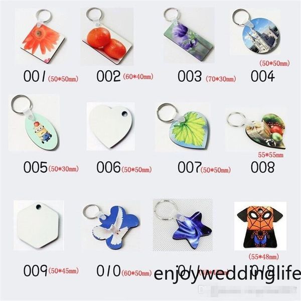 

сублимационное mdf сердце круглый пустой ключ цепь горячая передача печать пустые брелок ключ кольцо ювелирных изделий расходные материалы