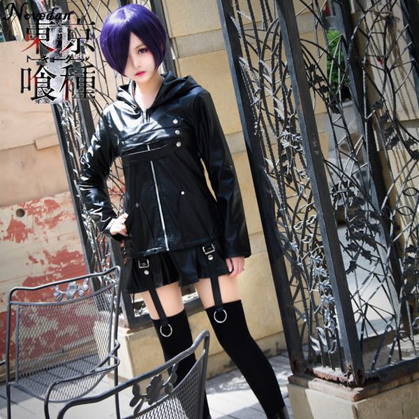 

anime costumes tokyo ghoul touka kirishima cosplay costume kaneki ken japanese anime cosplay costume women female black fighting dress
