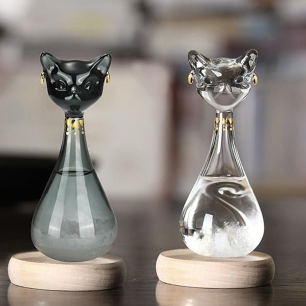 

weather forecast glass bottle tempo water drop creative craft arts gifts gayer- anderson cat from british museum fy2377