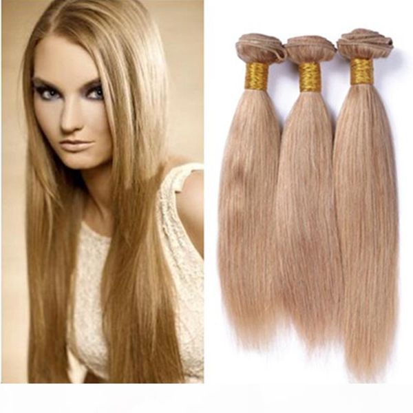 

8a ruma hair honey blonde 3 bundles unprocessed straight hair human hair weaves virgin 18 inch 100g pc factory price, Black;brown