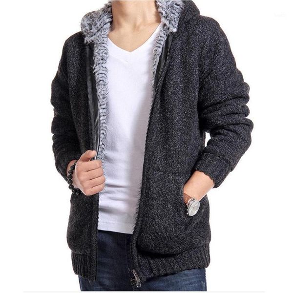 

fur inside thick autumn & winter warm jackets sweater hoodies hodded men's casual hoodie thick sale sweatshirt streetwear1, White;black