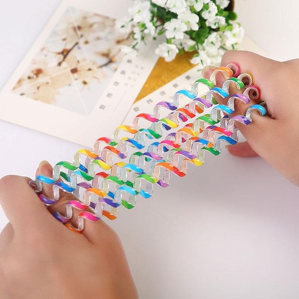 

радуга красочные телефонные линии проволоки эластичные полосы волос галстуки головные уборы хвост держатель резиновые женщины аксессуары sqc, Silver