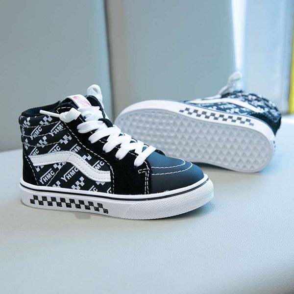 

autumn new 2020 children's high leisure fashion versatile sports men's and women's ball running sho generation, Black;red