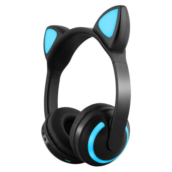 

light seven color cat's stereo ear bluetooth headset