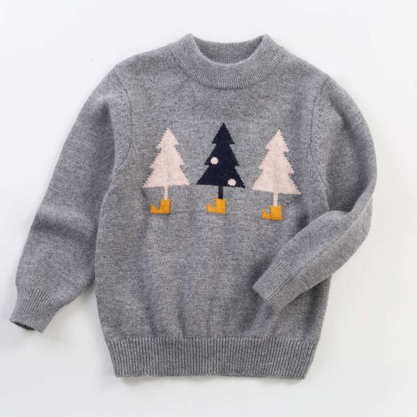 

autumn girl's big children's pullover thickened winter 2020 new foreign sle baby cashmere sweater nmep, Blue