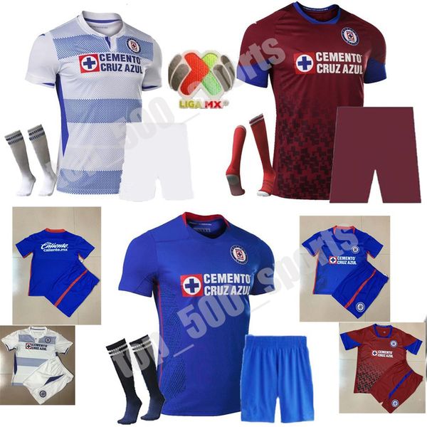 

kids kit 2020 2021 cd cruz azul soccer jersey rosa kit home отель 20 21 alvarado rodriguez pineda escobar romo jersey футболки, Black