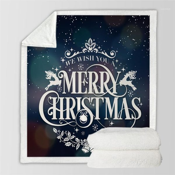 

merry christmas bed blanket throw blanket for kids new year gift bedspread on the bed dropshipping xmas 20201