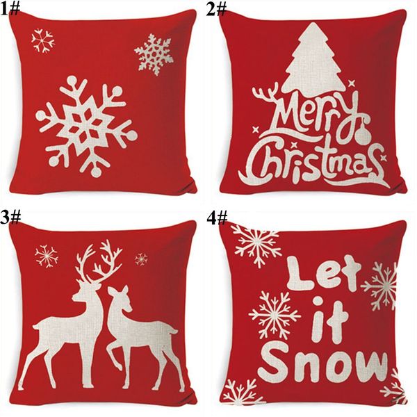 

45*45cm 4pcs pillows cover sofa cushion christmas decorations throw pillow covers