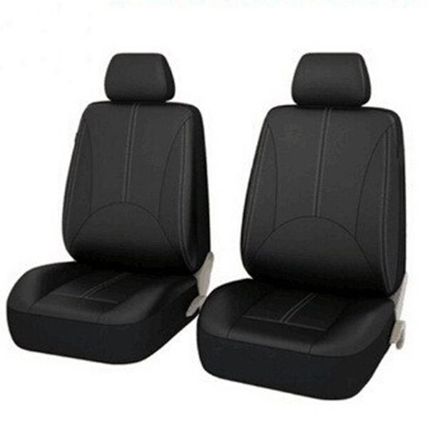 

4pcs luxury pu leather auto seat cover universal car front seat back car seat protector car interior accessories