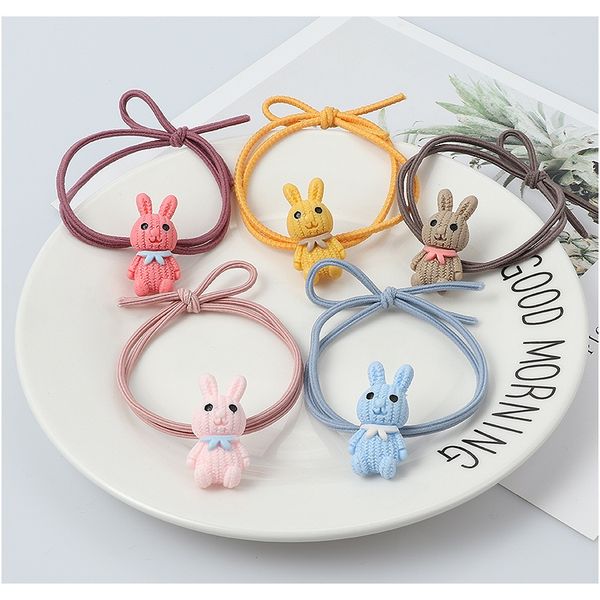 

симпатичные кольца для волос животных кошка собака кролика волос полосы головы головой голову девушка резина резина эластичные полосы волос, Golden;silver