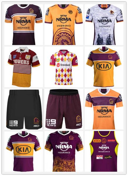 

2020 brisbane broncos indigenous rugby jersey 2021 brisbane broncos rugby training singlet shorts jersey size s-m--xl-xxl-3xl-4xl-5xl, Black;gray