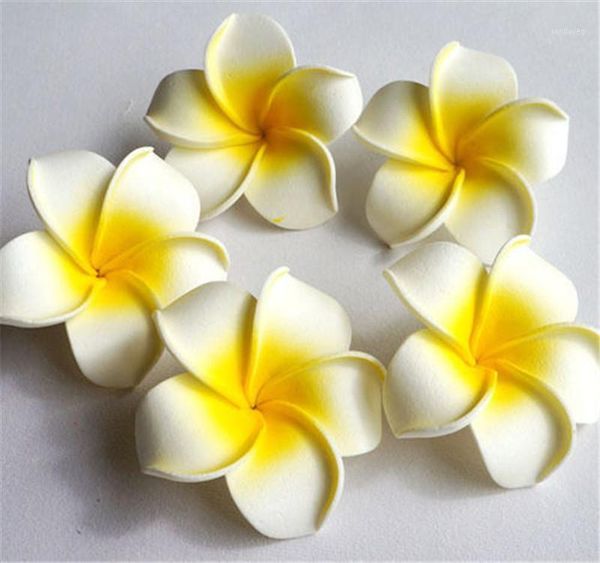 

diameter 4 5 6 7 8 9cm white foam floating frangipani plumeria hawaiian bridal flower for garden patio,wedding,party decoration1