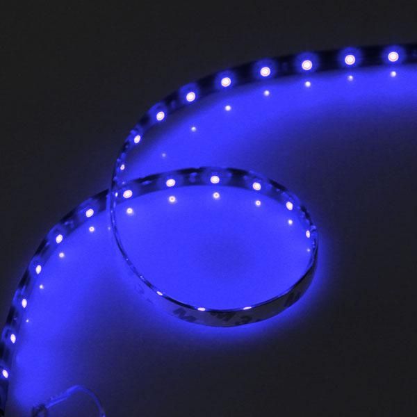 

1pcs excellent quality waterproof 60cm 30 smd led car auto flexible strip bar lights lamp dc12v red blue white