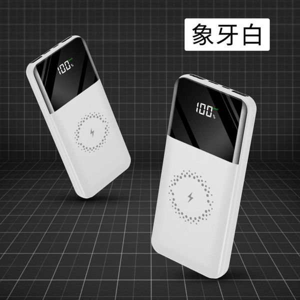 

new wirels charging mobile gift mini portable power bank 10000 ma digital display