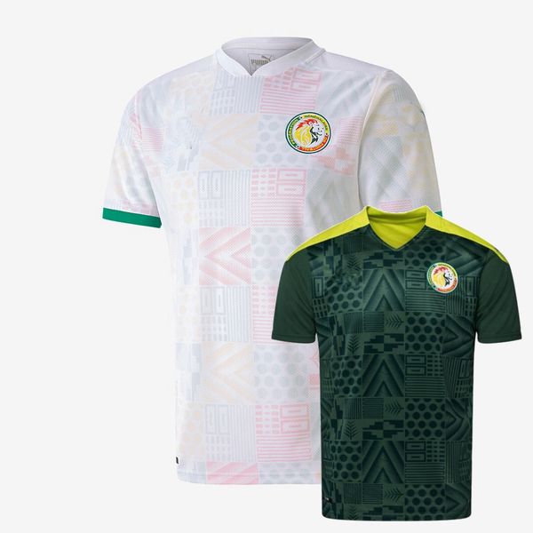 

senegal soccer jersey national team home away mane 2020 2021 football shirt, Black;yellow