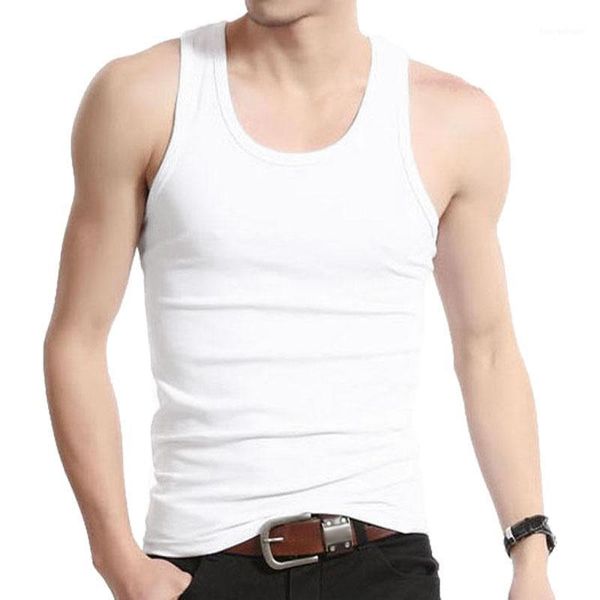 

men's t-shirts men yoga o collar sleeveless bodybuilding vest leisure sport shirt round neck u type t-shirt fitness vest1, White;black