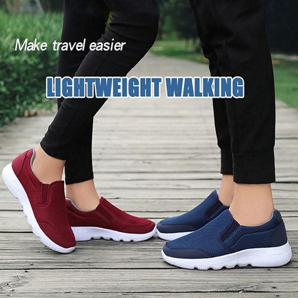 

comfortable casual shoes men slip-on loafers lightweight mothers flats shoes air cushion walking mans footwear tenis masculino #dn6b