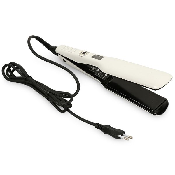 

electric hair straightener lcd display styling tool, Black