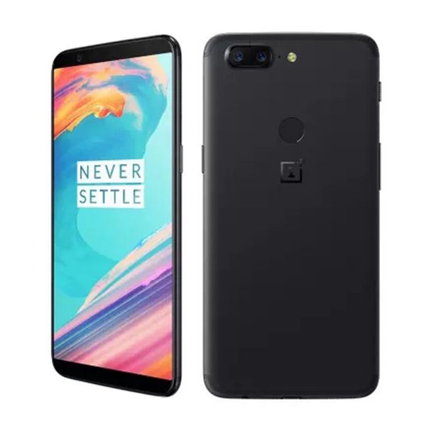 Original One Plus 5T 6 GB RAM 64 GB ROM 4G LTE-Handy Snapdragon 835 Octa Core Android 6,01 Zoll Vollbild 20,0 MP Face ID NFC-Handy