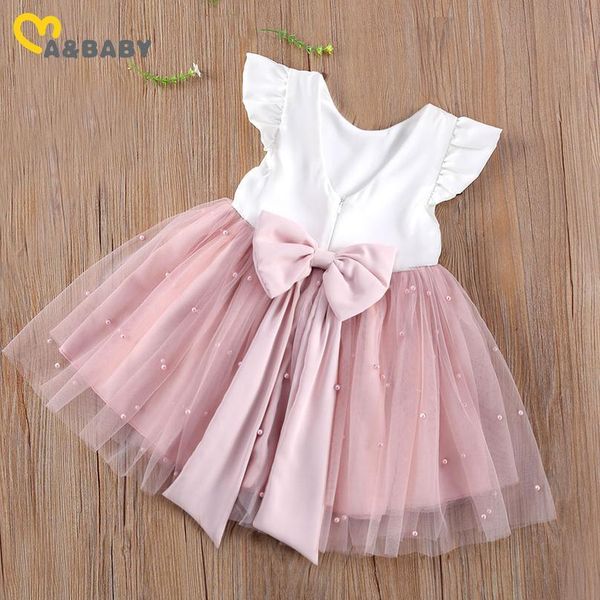 

ma&baby 6m-5y princess toddler kid child girl tutu dress pearl tulle party wedding birthday valentines day dresses f sqczbj