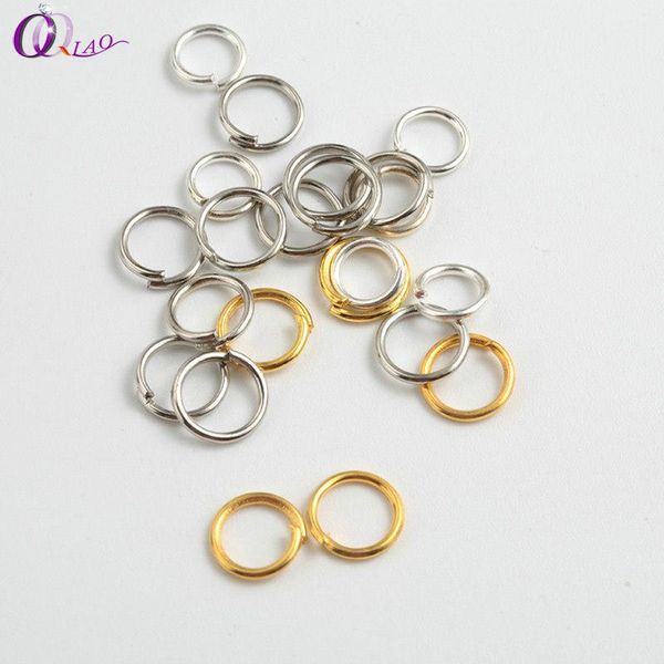 

5 мм 6 мм 8 мм золотой щепка цвет металлических раскол кольца открытые разъемные кольца разъем для ожерелья, аксессуары для ювелирных издели