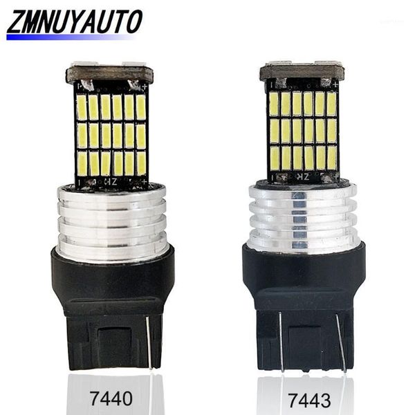

t20 led w21w w21/5w bulbs 12v 7440 7443 45smd 4014 auto turn signal reverse light car lamps white red yellow1