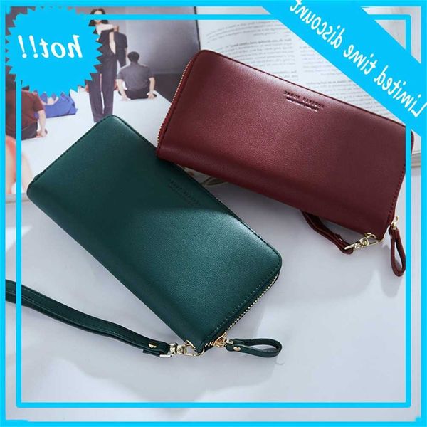 

women wristband long clutch large capacity portfolio women's portfolios telephone pocket cardholder
