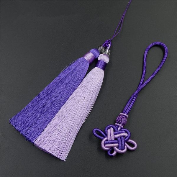 

1pcs double color long silk tassel fringe diy jewelry crafts decorative accessories pendant home sewing curtains tassels trim h jllgwn