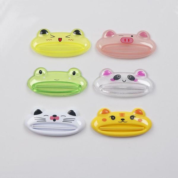 

1pc cute animal toothpaste dispenser toothpaste squeezer home commodity bathroom tube cartoon