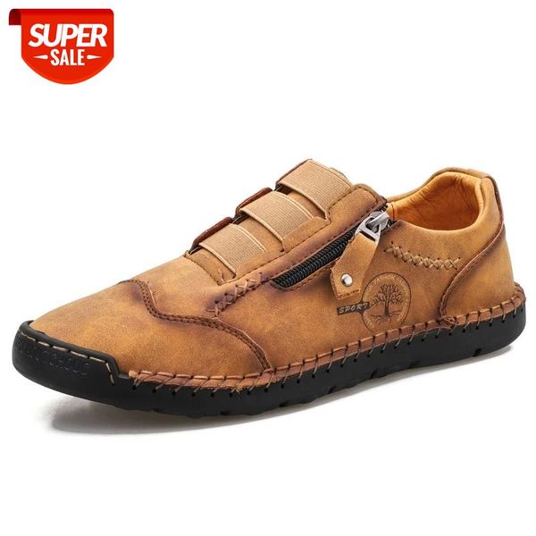 

brand genuine leather men shoes fashion casual shoes breathable men flats loafers men's driving zapatos hombre big size 48 #eq7y