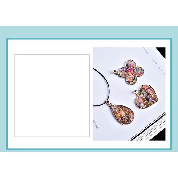 

1pc diverse jewelry pendant necklace delicate colorful natural agate pendant stones and crystals healing holiday party qylxim, Black