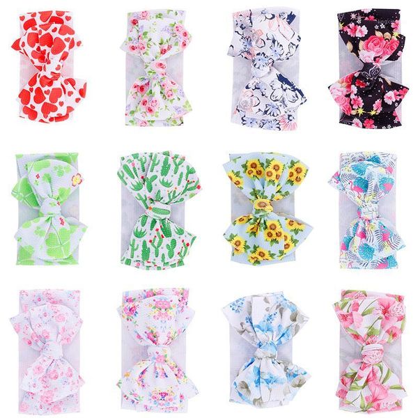 

baby headband for girls bowknot flower hair band accessories baby headwear cotton headwear girls hair accessories1, Slivery;white