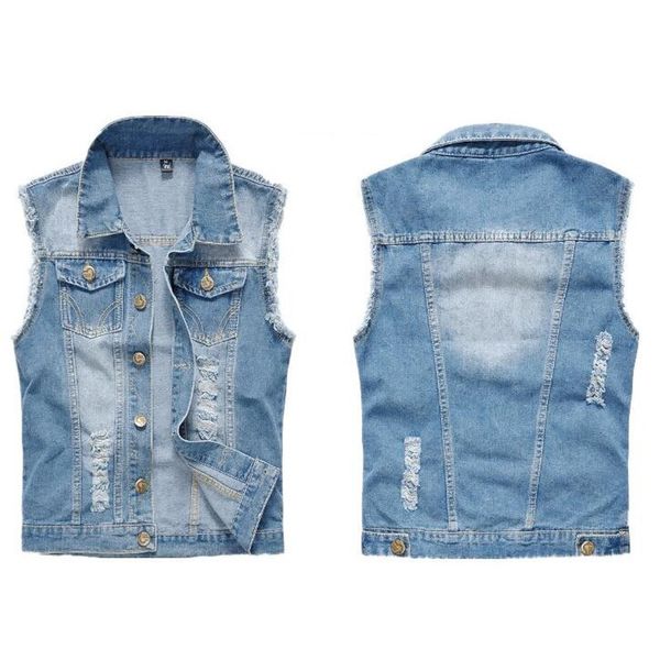 

2021 new mode denim no mangoes cowboy men washed jackets jeans masculine jacket big s-6xl oyg2, Black;white