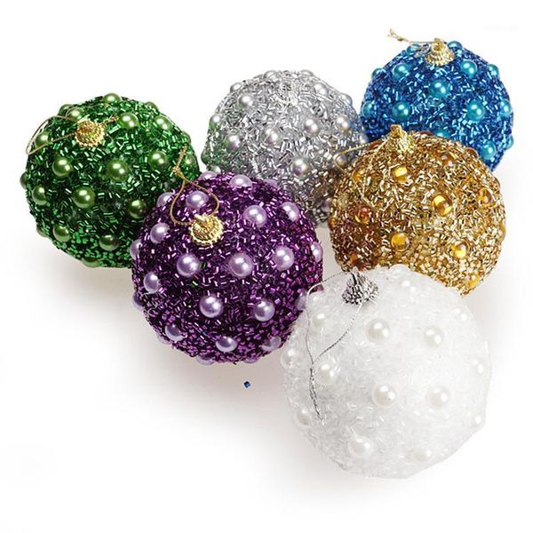 

1pcs christmas ball 8cm foam christmas tree decoration balls xmas decoration balls1