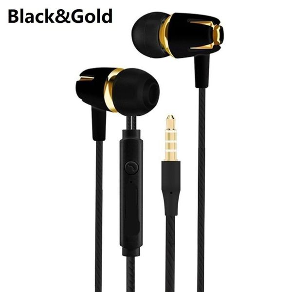 

wholesale price wired earphone hifi bass stereo in-ear earphone with mic handscall phone headset for android smart phones