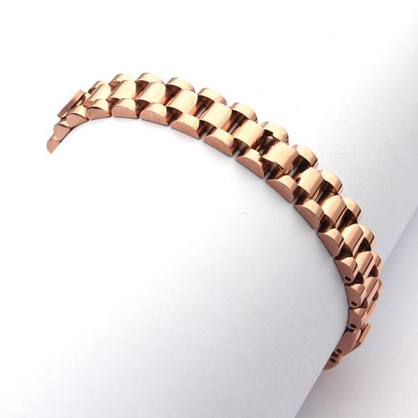 

leisure link chain bracelets for mens hop iced out gold silver chains women luxury jewelry, Black