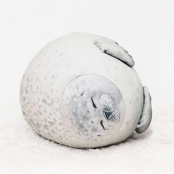 

cute seal plush toys 3d novelty soft stuffed pillow plush cushion sea swim aquarium children animal doll toy wmtalg