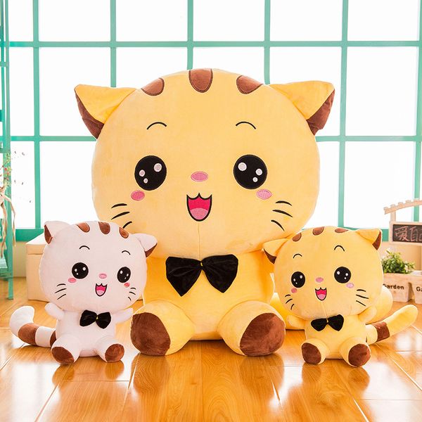 

2020 style plush big face cat stuffed toy doll cuddle pillow doll cat doll child girl valentine gift